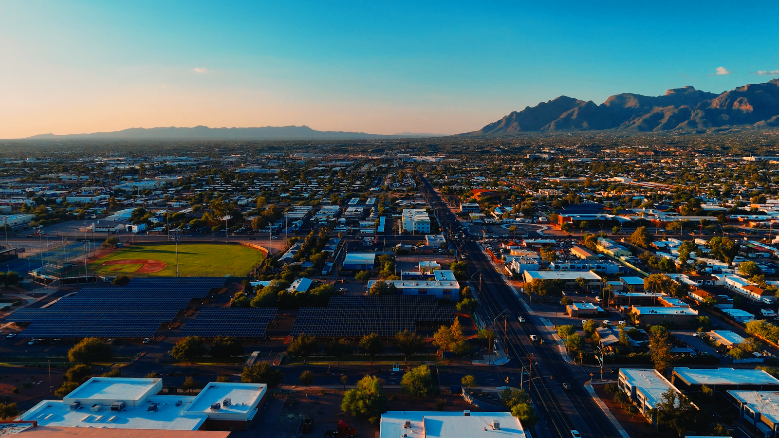 aerial drone photography in North Tucson Arizona