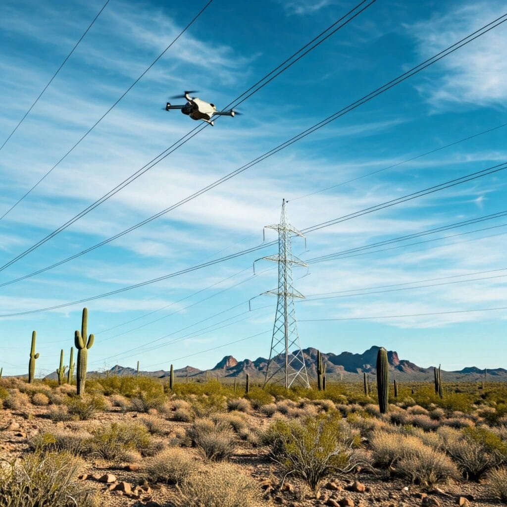drone power line inspection