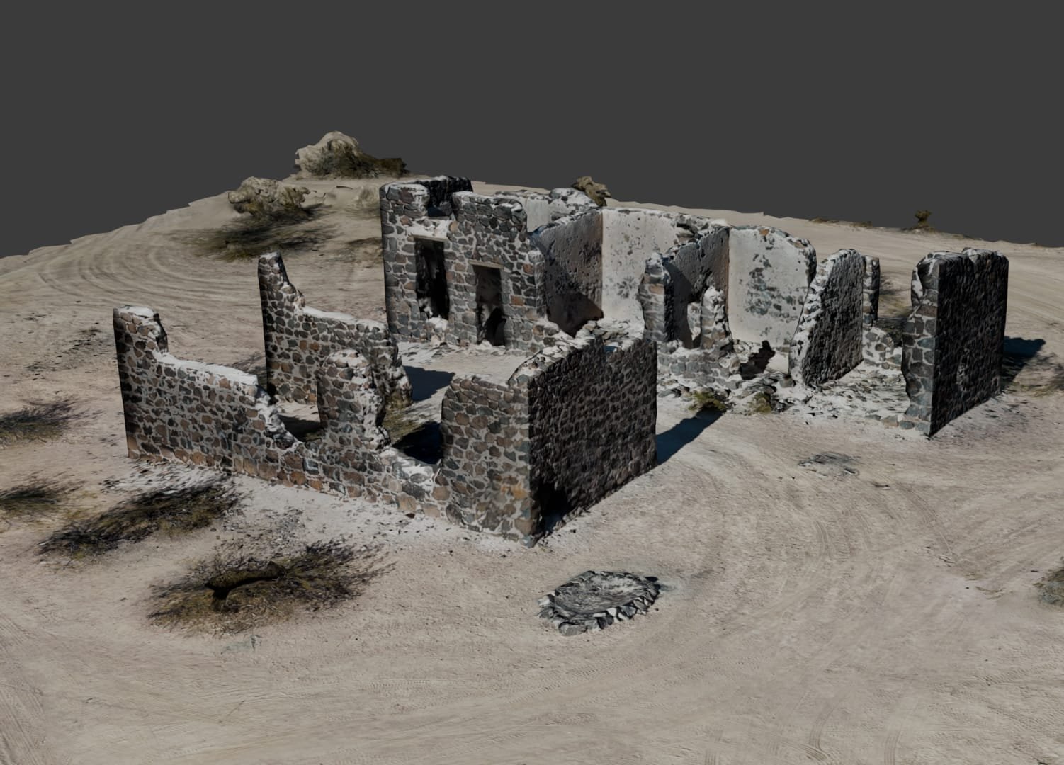 3D model of Abandoned Building