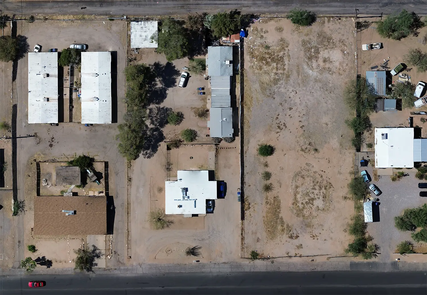 Tucson suburb orthomosaic drone mapping