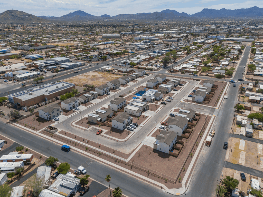 aerial Tucson real estate photograph