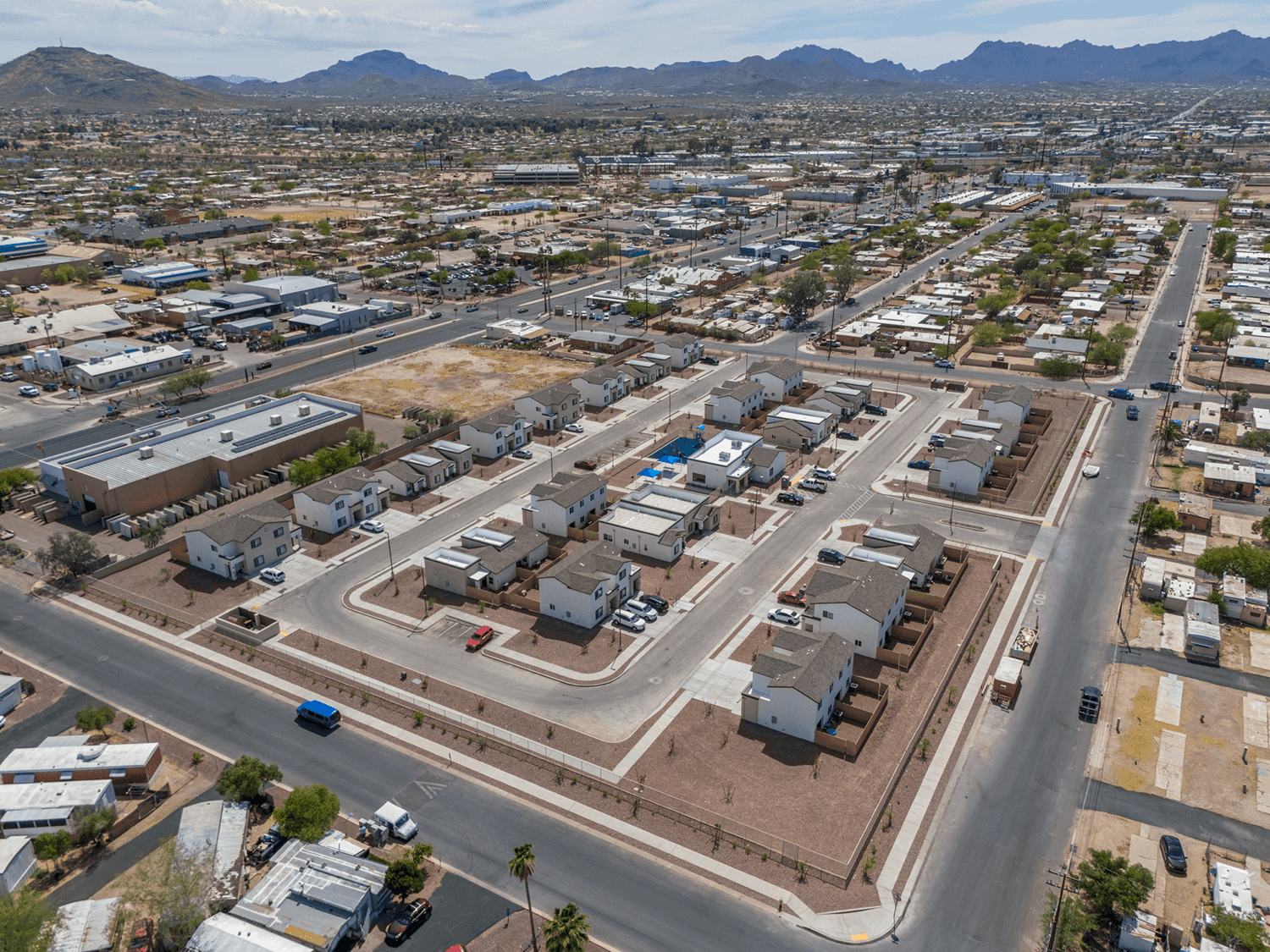 aerial Tucson real estate photograph