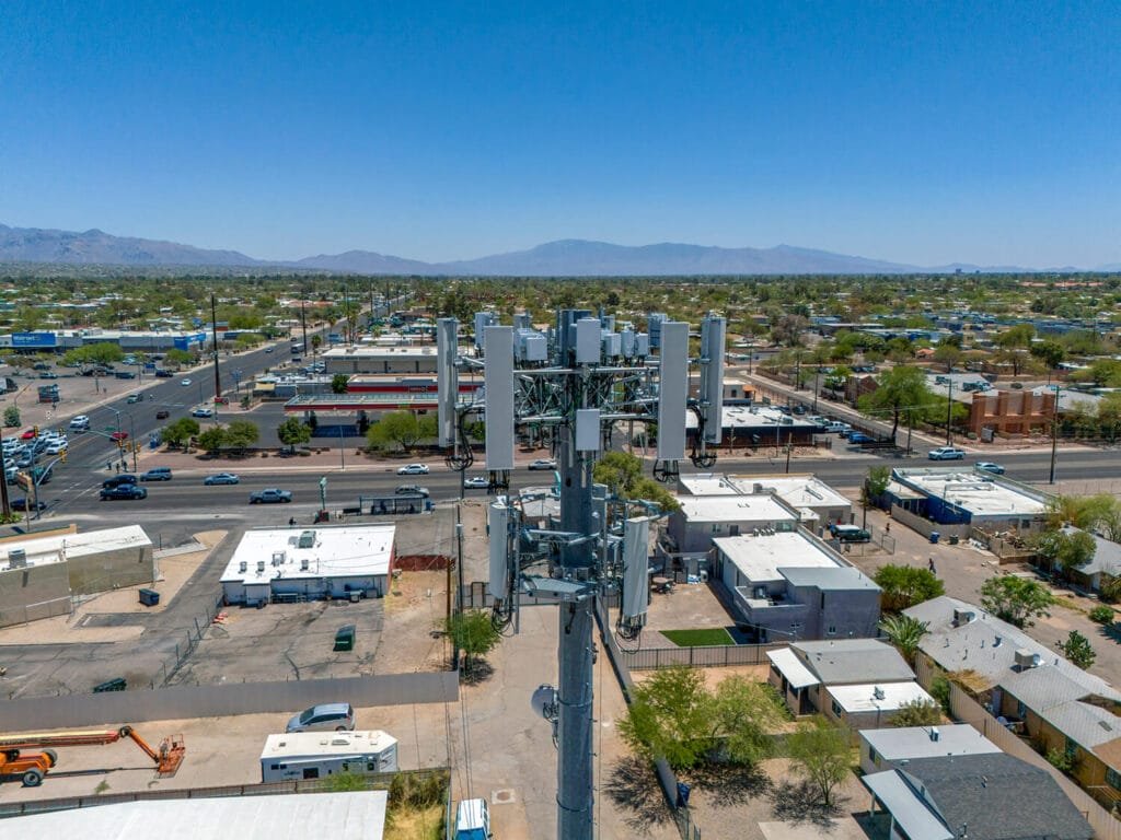 cell tower inspection with a drone