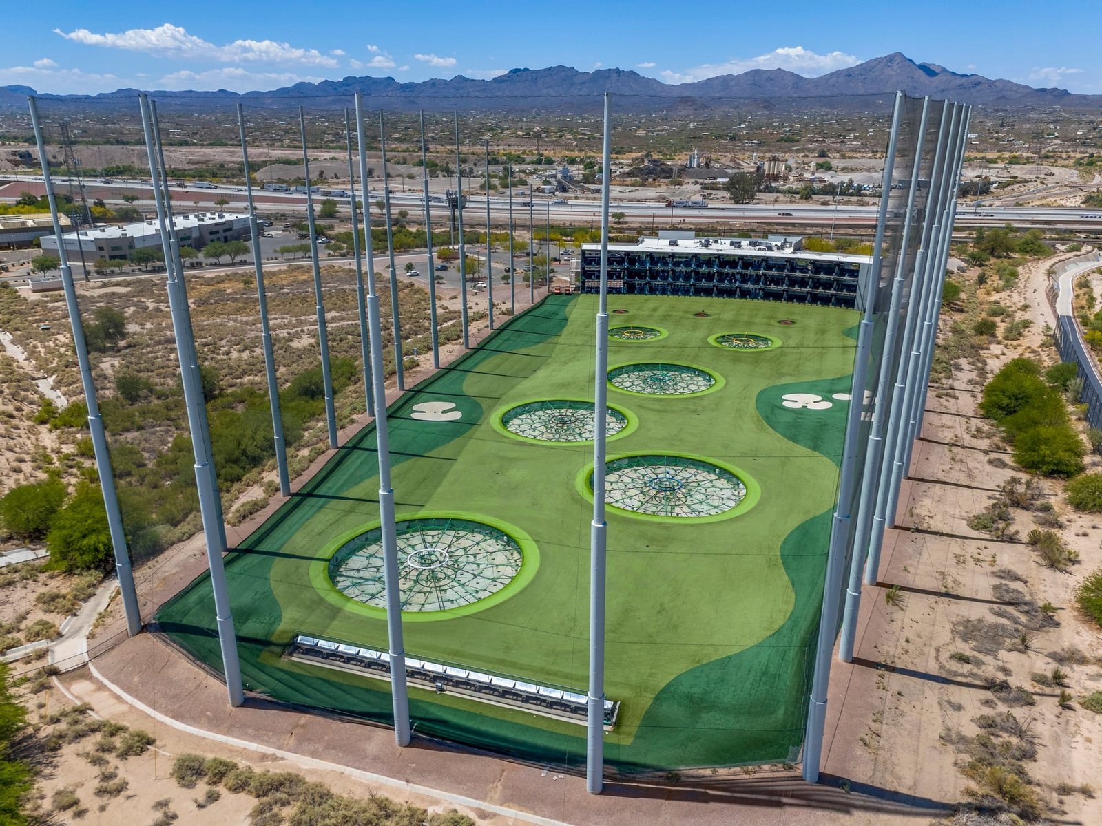Top golf Tucson drone photograph