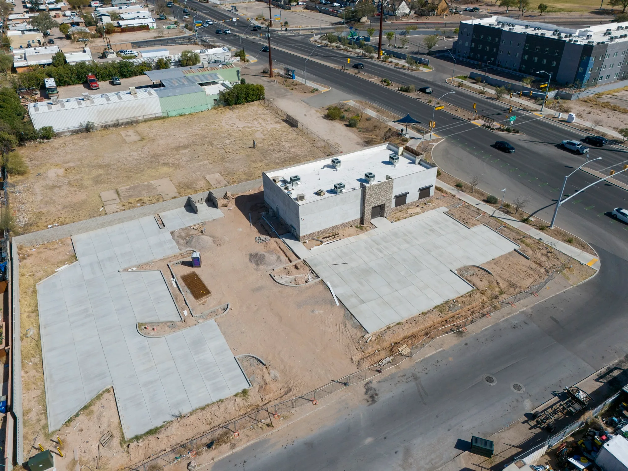 Restaurant construction site in Arizona