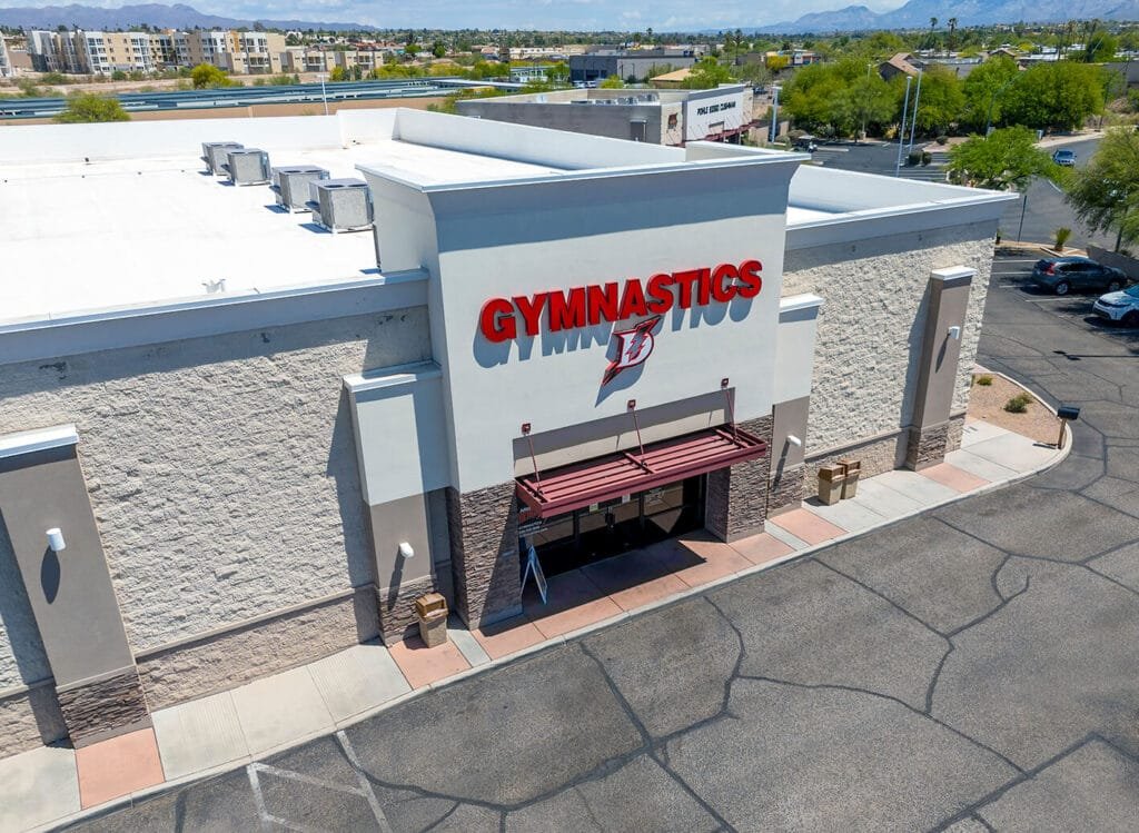 arizona commercial real estate drone photo