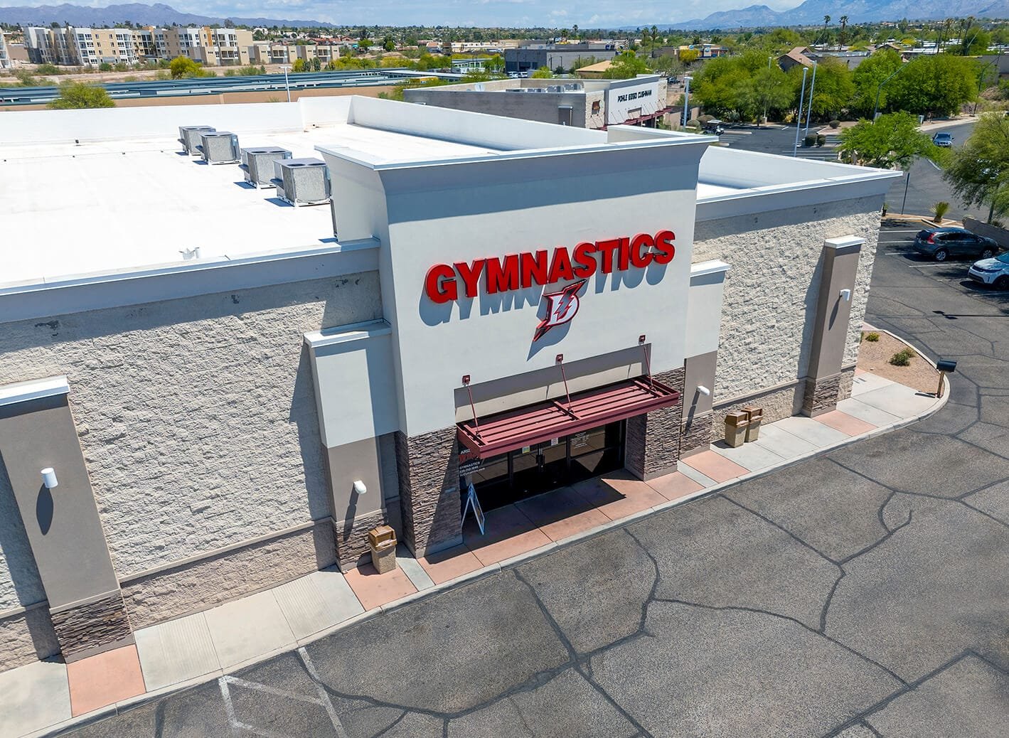 arizona commercial real estate drone photo