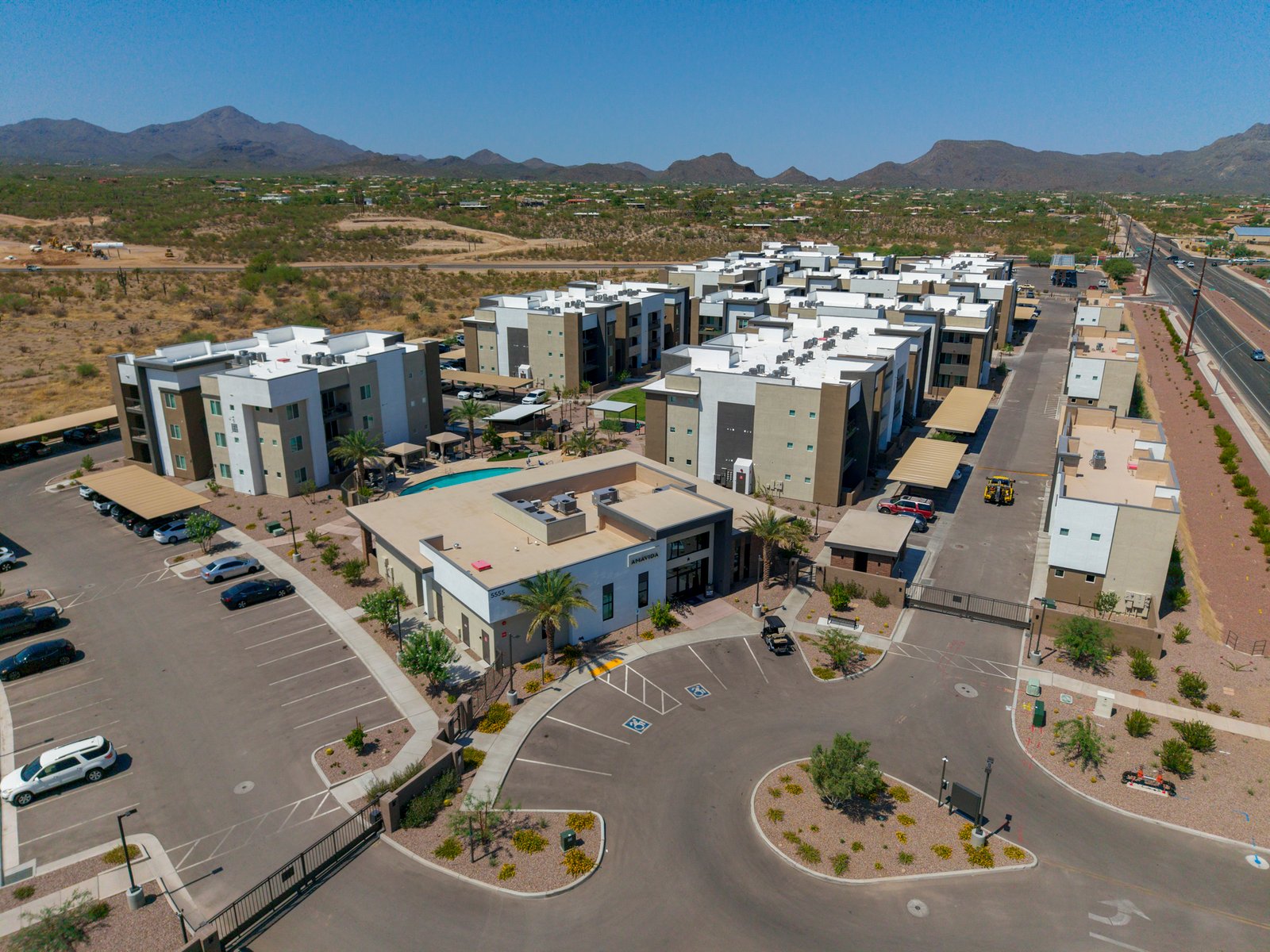 drone video of Marana Arizona.