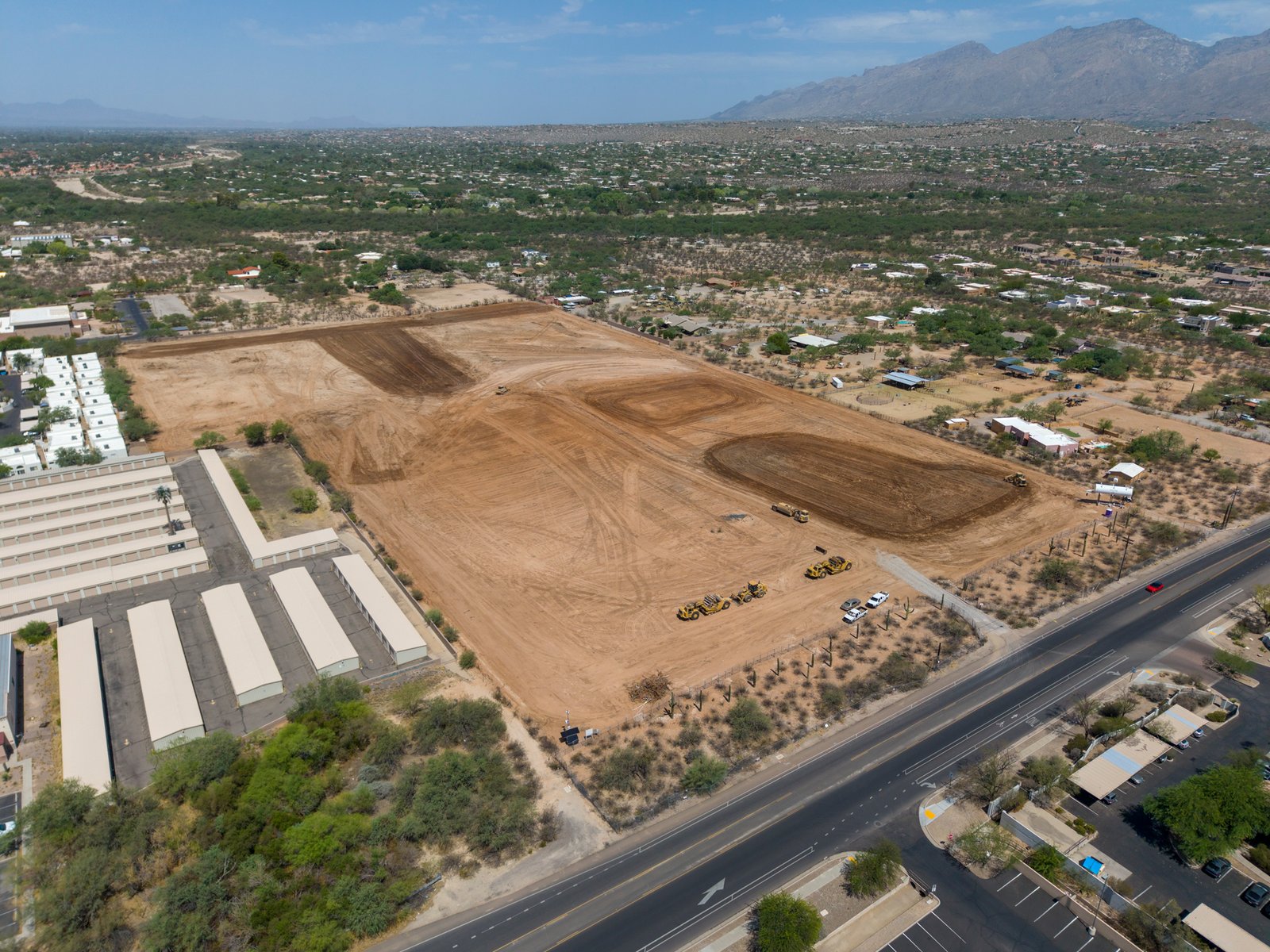 aerial photo of land development services
