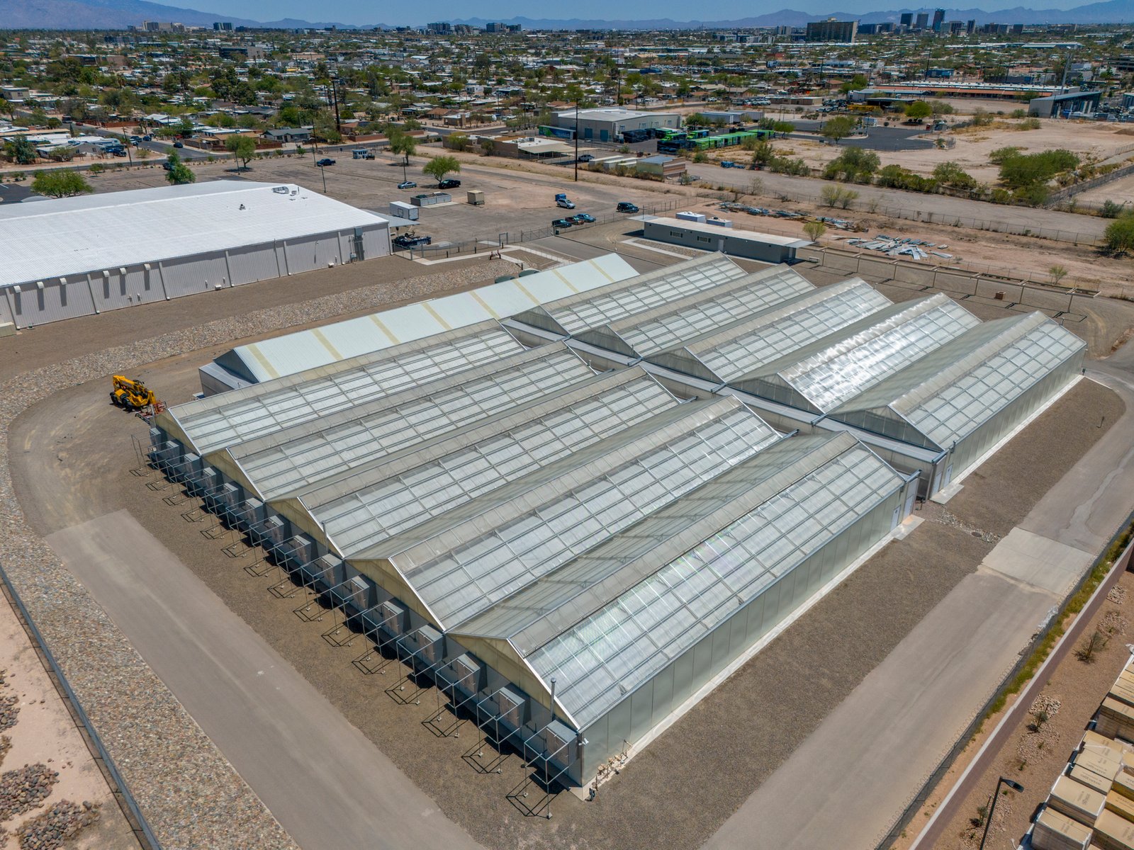 greenhouse roof inspection photograph