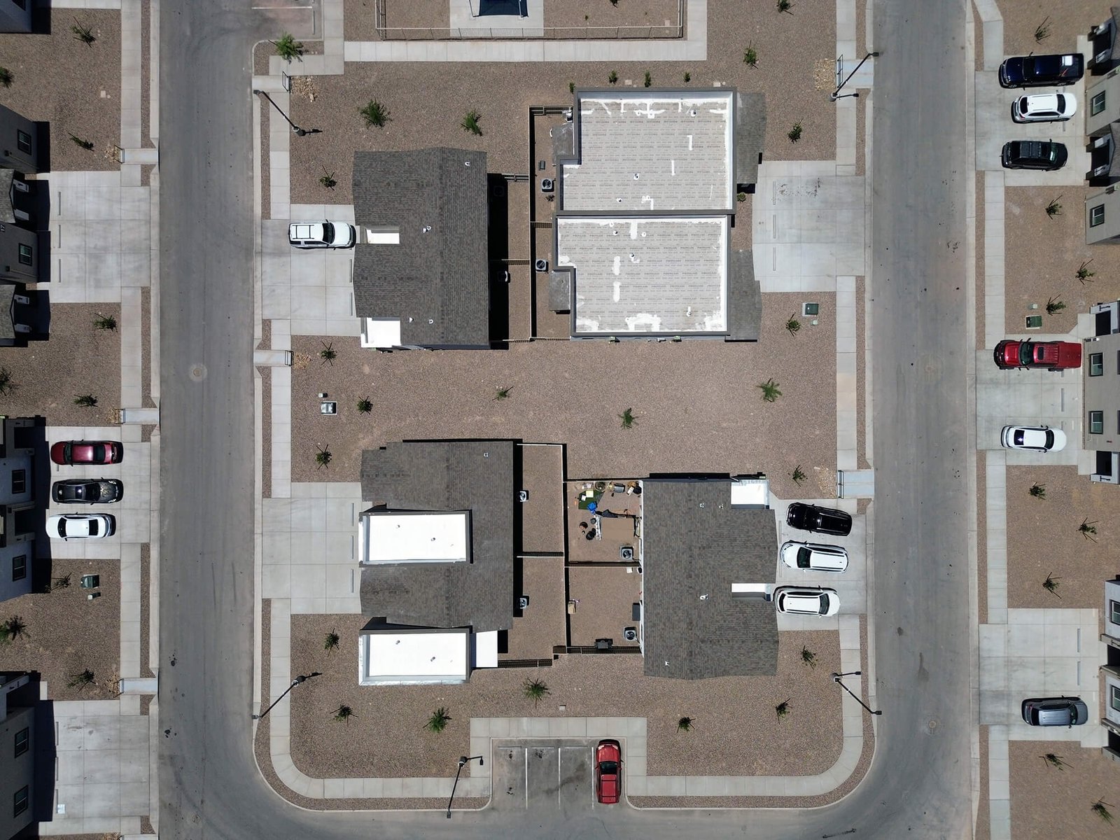 top down view of new Tucson construction