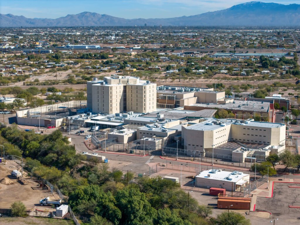 Aerial photograph of South Tucson
